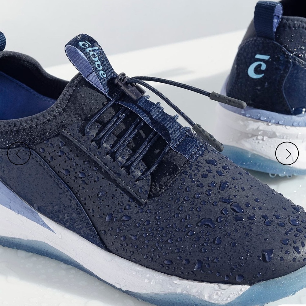 CLOVE Navy Blue Women's Sneakers - Picture 3 of 10